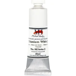 Farba olejna - Michael Harding - 102, Titanium White 2, 40 ml