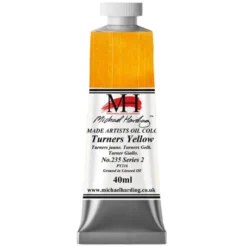Farba olejna - Michael Harding - 235, Turner’s Yellow, 40 ml