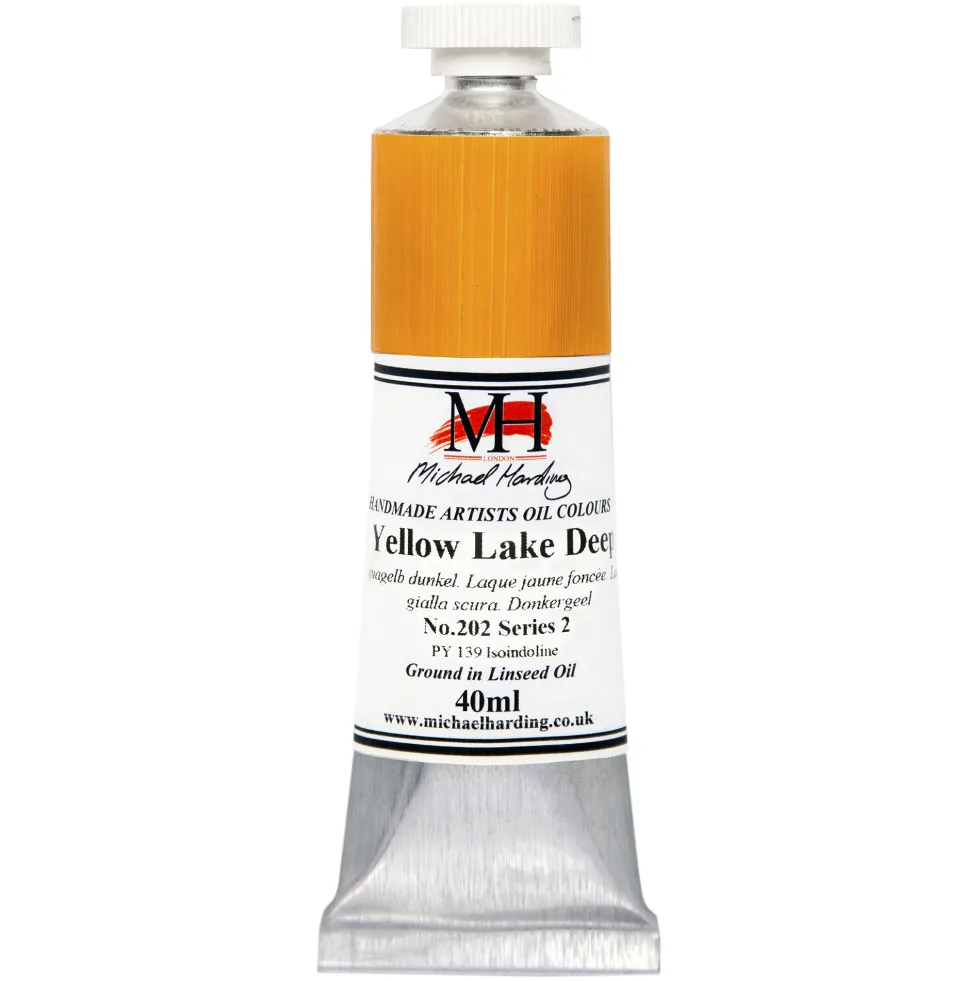 Farba olejna - Michael Harding - 202, Yellow Lake Deep, 40 ml