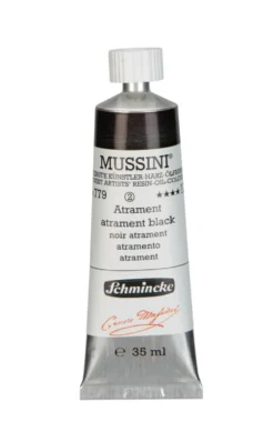 Farba olejna Mussini - Schmincke - 779, Atrament Black, 35 ml