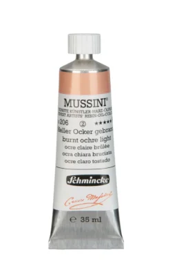 Farba olejna Mussini - Schmincke - 206, Burnt Ochre Light, 35 ml
