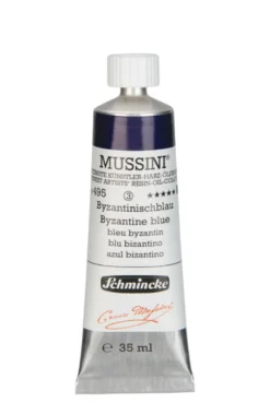 Farba olejna Mussini - Schmincke - 495, Byzantine Blue, 35 ml