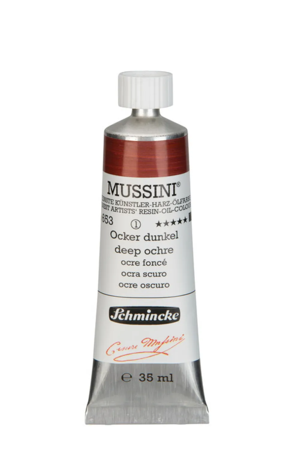 Farba olejna Mussini - Schmincke - 653, Deep Ochre, 35 ml