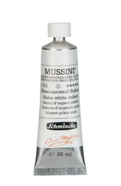 Farba olejna Mussini - Schmincke - 101, Flake White Subst., 35 ml