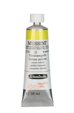 Farba olejna Mussini - Schmincke - 216, Lemon Yellow, 35 ml