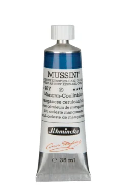 Farba olejna Mussini - Schmincke - 487, Manganese Cerulean Blue, 35 ml