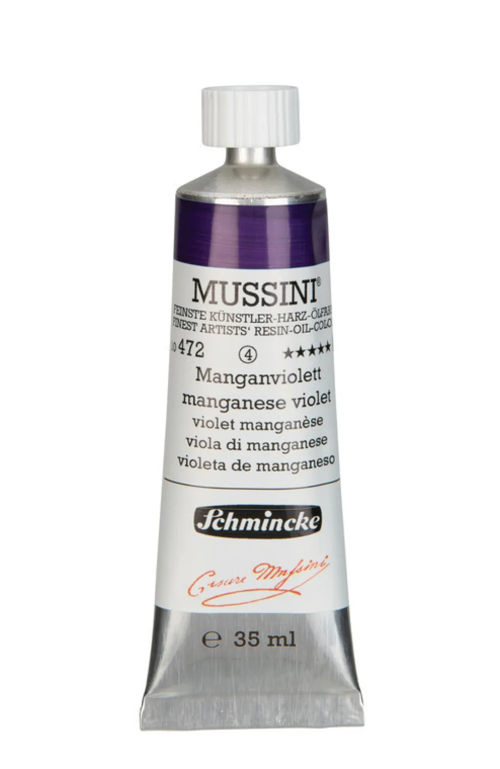 Farba olejna Mussini - Schmincke - 472, Manganese Violet, 35 ml