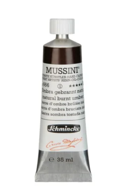 Farba olejna Mussini - Schmincke - 666, Natural Burnt Umber, 35 ml