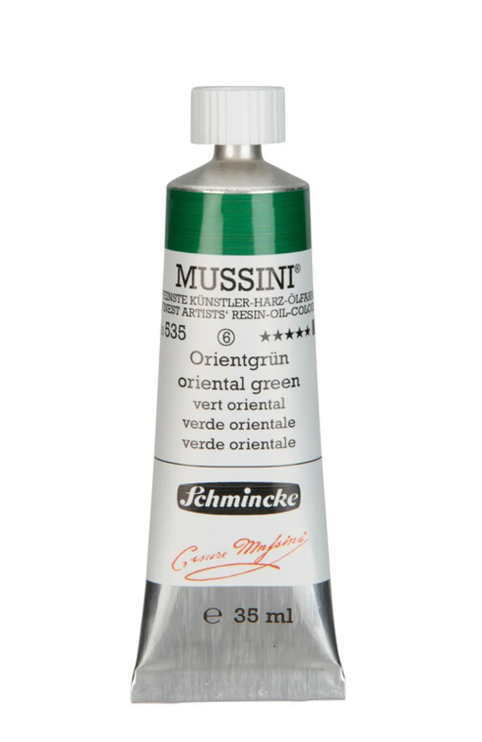 Farba olejna Mussini - Schmincke - 535, Oriental Green, 35 ml
