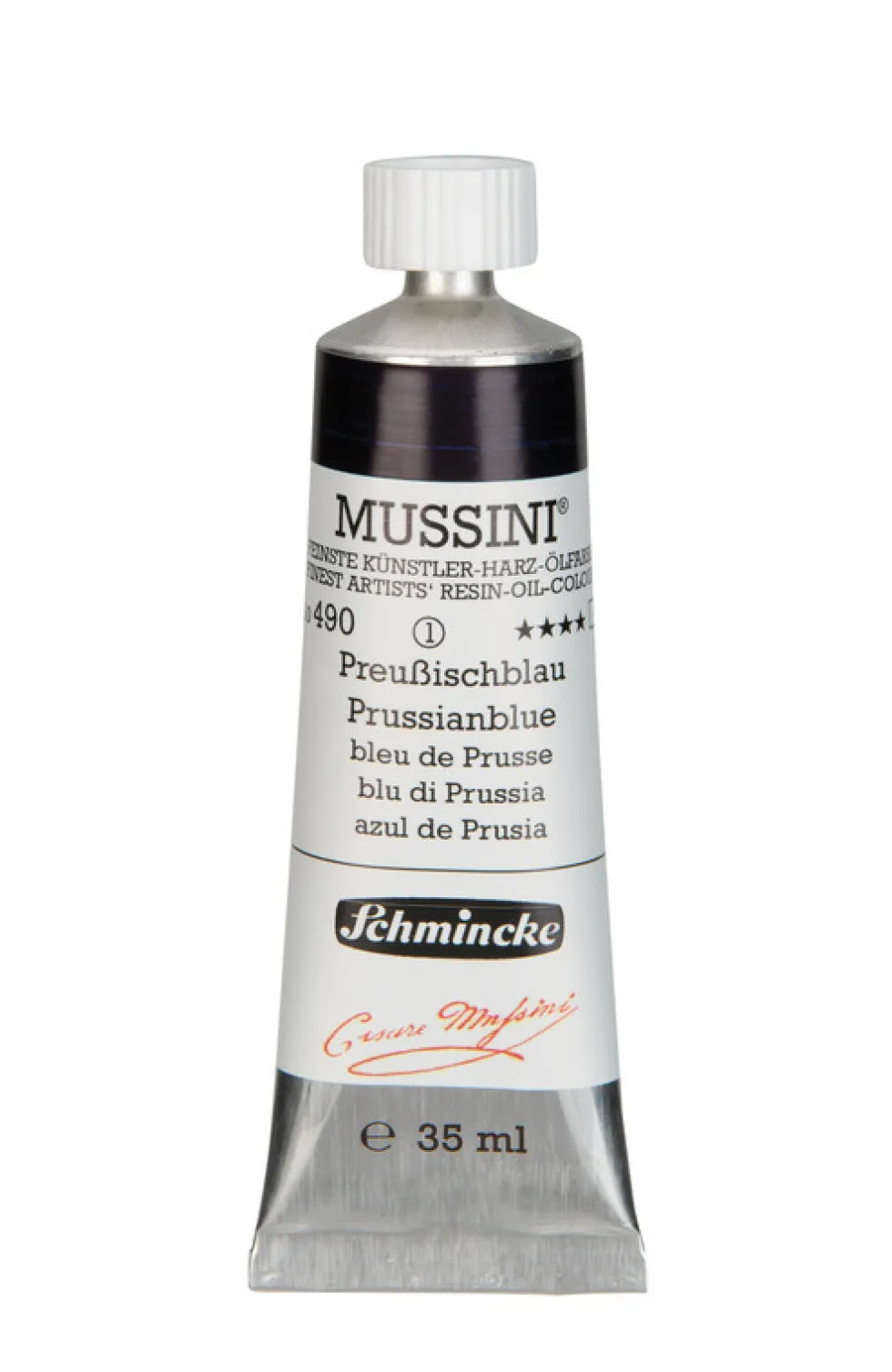 Farba olejna Mussini - Schmincke - 490, Prussian Blue, 35 ml