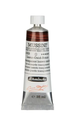 Farba olejna Mussini - Schmincke - 669, Transparent Brown Oxide, 35 ml