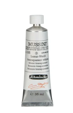 Farba olejna Mussini - Schmincke - 105, Transparent White, 35 ml