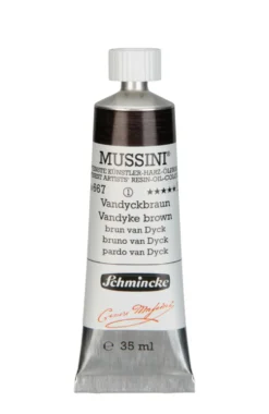 Farba olejna Mussini - Schmincke - 667, Vandyke Brown, 35 ml