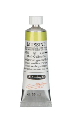 Farba olejna Mussini - Schmincke - 208, Yellowish Green Ural, 35 ml