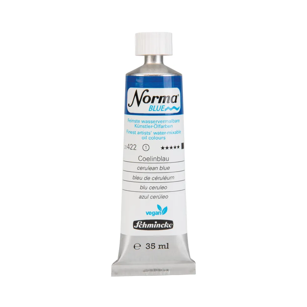 Farba olejna Norma Blue - Schmincke - 422, Cerulean Blue, 35 ml