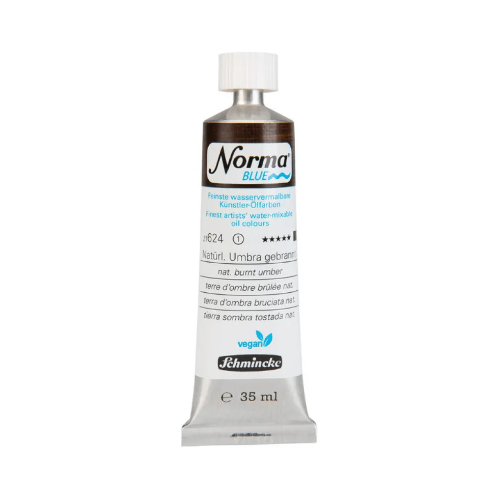 Farba olejna Norma Blue - Schmincke - 624, Natural Burnt Umber, 35 ml