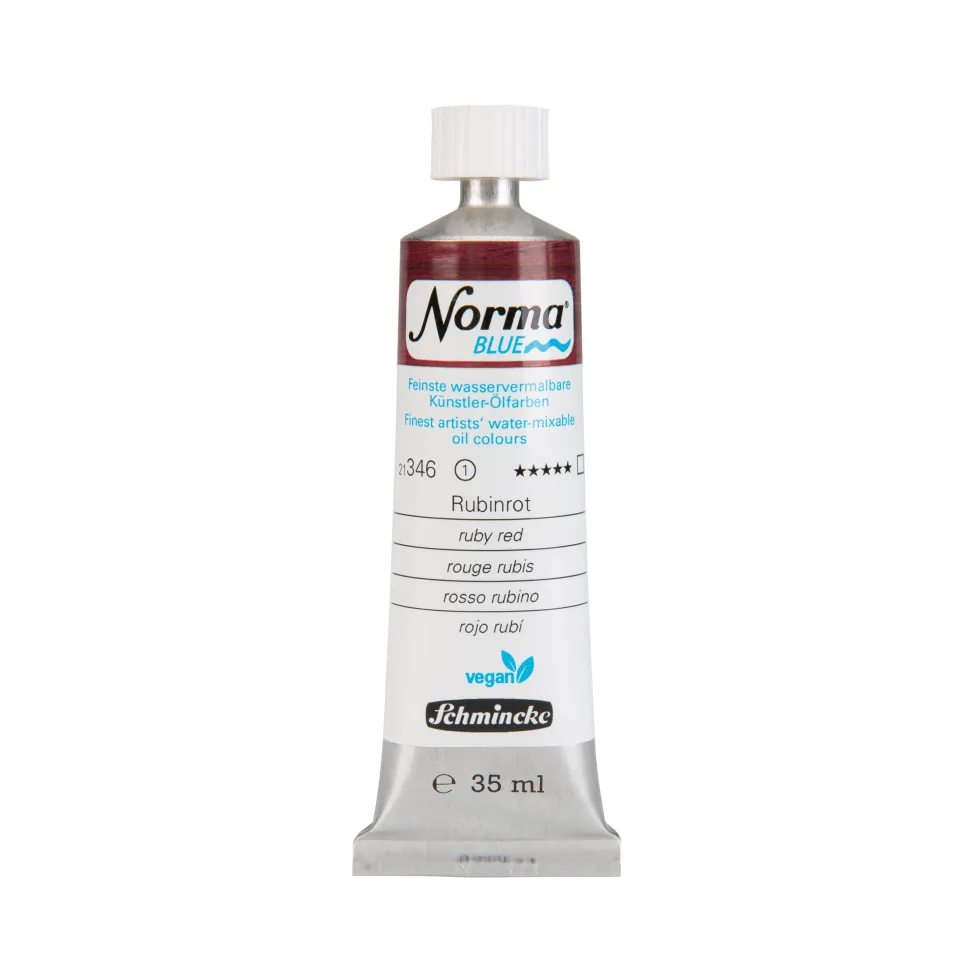 Farba olejna Norma Blue - Schmincke - 346, Ruby Red, 35 ml