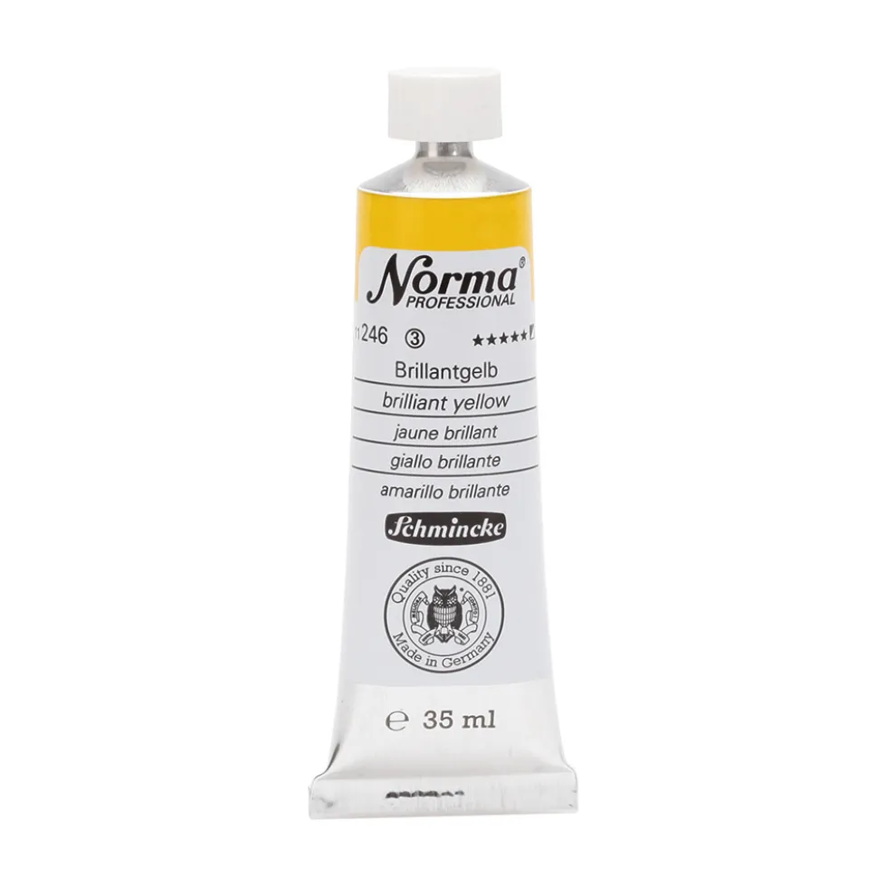 Farba olejna Norma Professional - Schmincke - 246, Brilliant Yellow, 35 ml