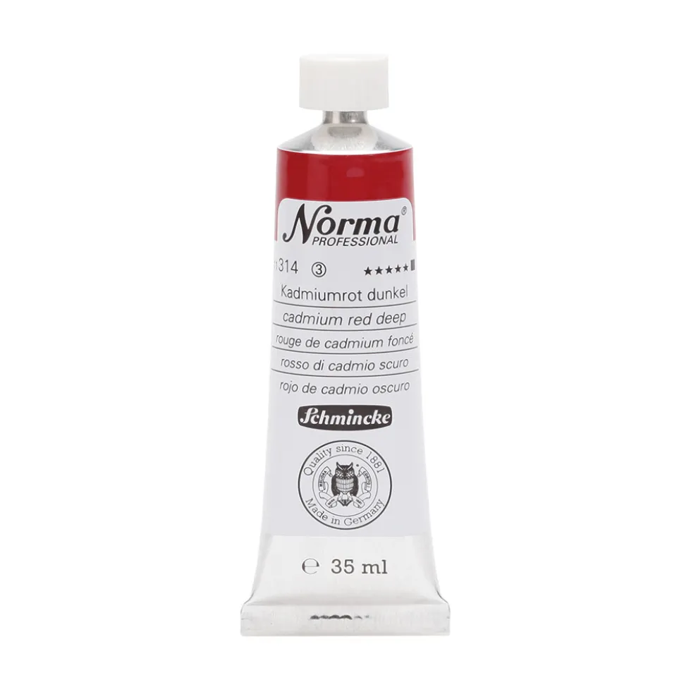 Farba olejna Norma Professional - Schmincke - 314, Cadmium Red Deep, 35 ml