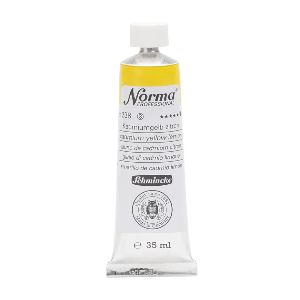 Farba olejna Norma Professional - Schmincke - 238, Cadmium Yellow Lemon, 35 ml