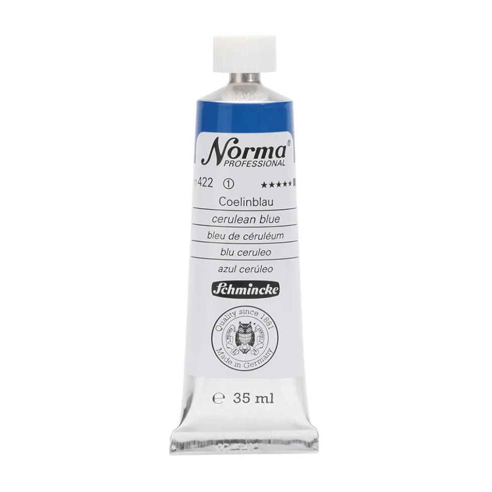 Farba olejna Norma Professional - Schmincke - 422, Cerulean Blue, 35 ml