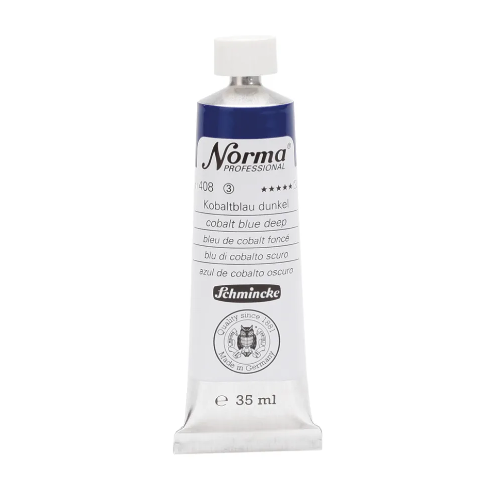 Farba olejna Norma Professional - Schmincke - 408, Cobalt Blue Deep, 35 ml