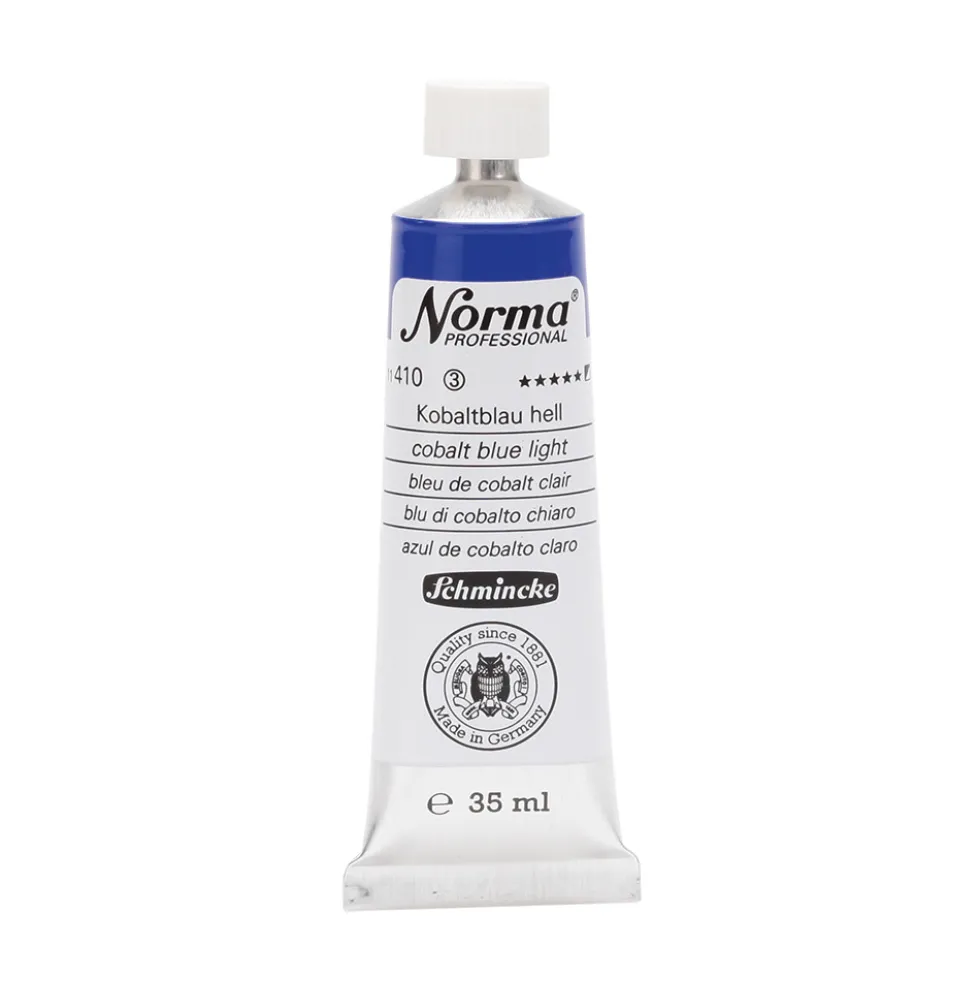 Farba olejna Norma Professional - Schmincke - 410, Cobalt Blue Light, 35 ml