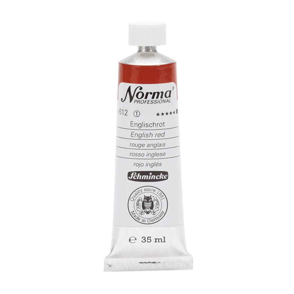 Farba olejna Norma Professional - Schmincke - 612, English Red, 35 ml