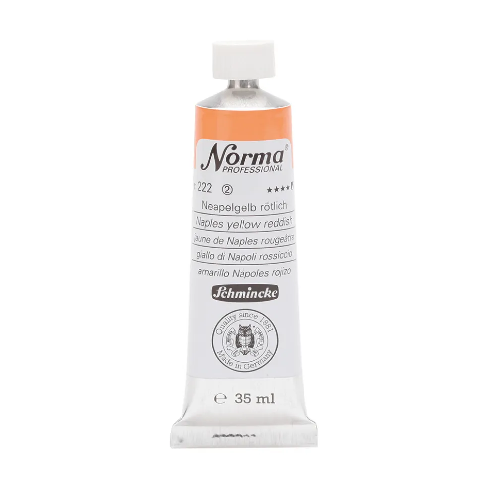 Farba olejna Norma Professional - Schmincke - 222, Naples Yellow Reddish, 35 ml