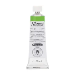 Farba olejna Norma Professional - Schmincke - 510, Permanent Yellowish-Green, 35 ml
