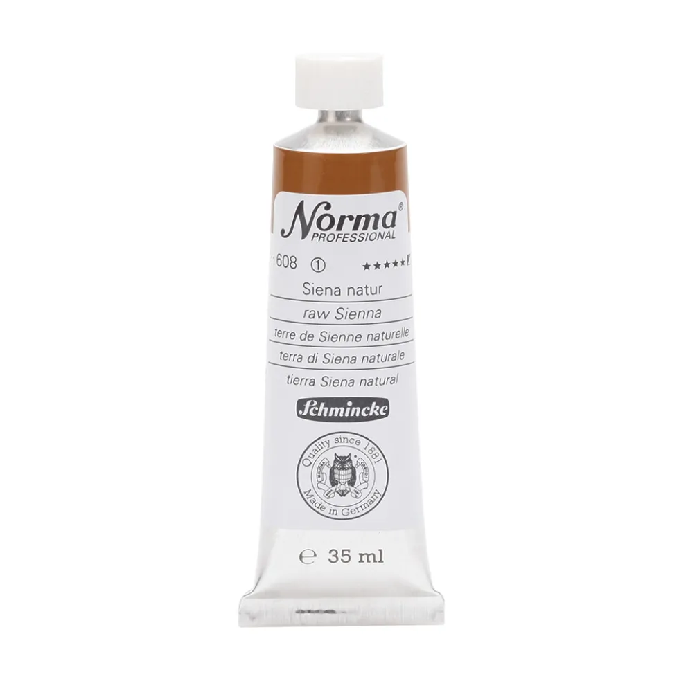 Farba olejna Norma Professional - Schmincke - 608, Raw Sienna, 35 ml