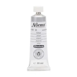 Farba olejna Norma Professional - Schmincke - 800, Silver, 35 ml