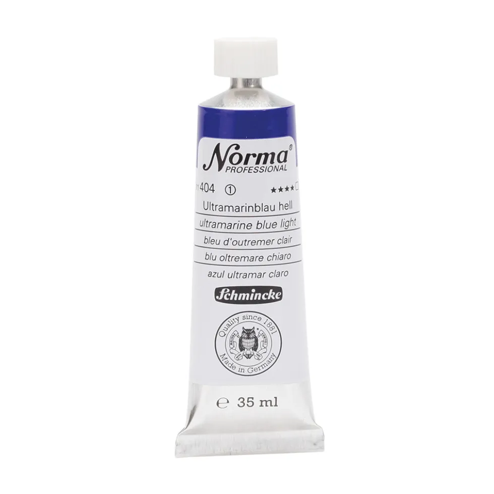 Farba olejna Norma Professional - Schmincke - 404, Ultramarine Blue Light, 35 ml
