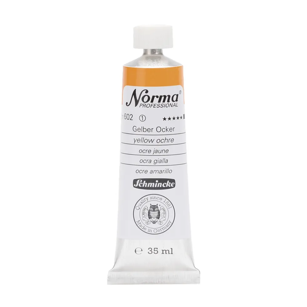 Farba olejna Norma Professional - Schmincke - 602, Yellow Ochre, 35 ml