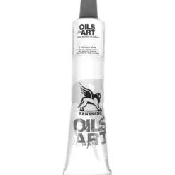 Farba olejna Olej for Art - Renesans - 02, biel tytanowa, 140 ml