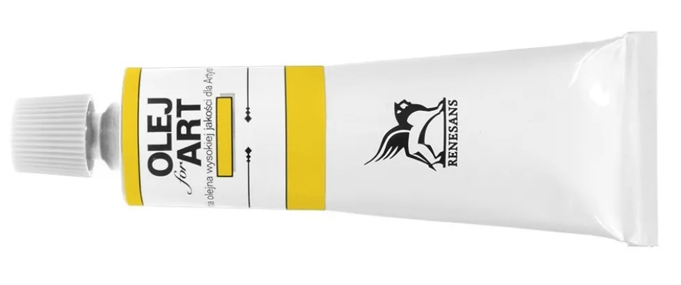 Farba olejna Olej for Art - Renesans - 8, ultramaryna żółta, 60 ml