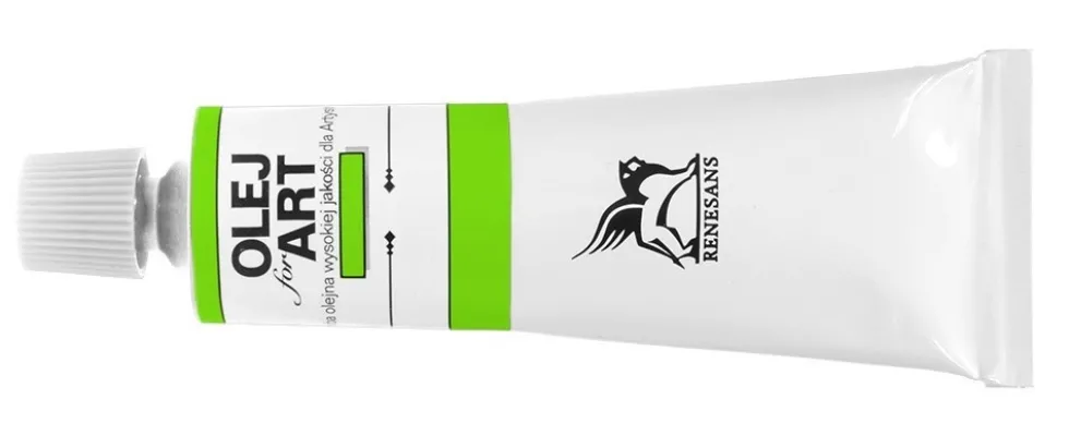 Farba olejna Olej for Art - Renesans - 36, zieleń cynobrowa jasna, 60 ml