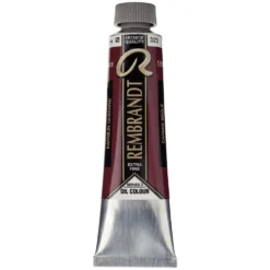 Farba olejna - Rembrandt - Burnt Carmine, 40 ml