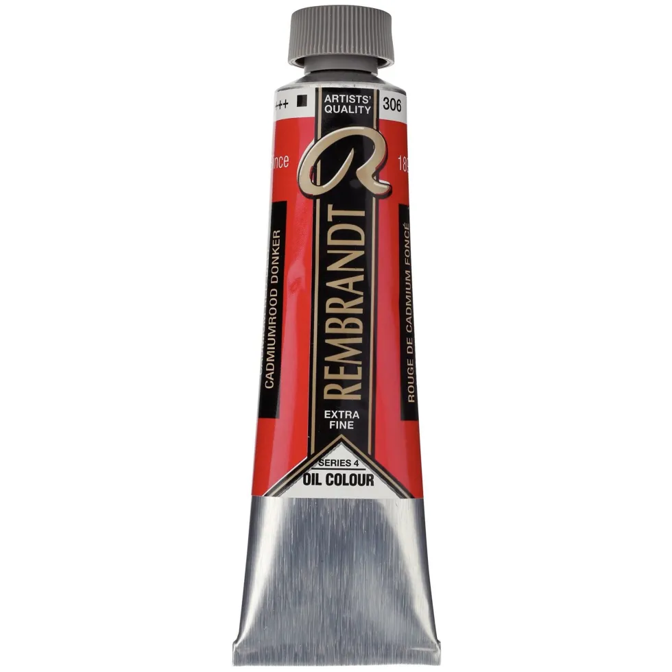 Farba olejna - Rembrandt - Cadmium Red Deep, 40 ml