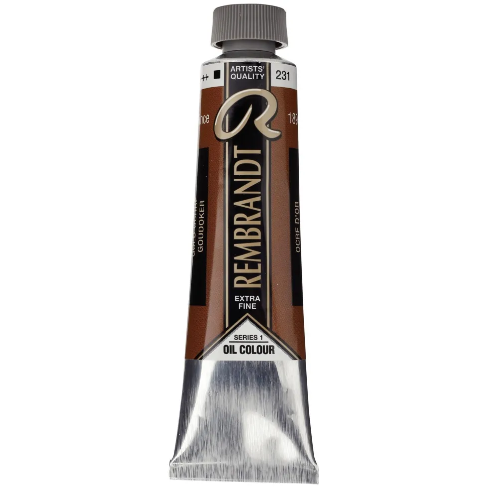 Farba olejna - Rembrandt - Gold Ochre, 40 ml