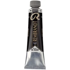 Farba olejna - Rembrandt - Oxide Black, 40 ml