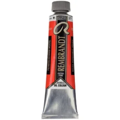 Farba olejna - Rembrandt - Permanent Red Medium, 40 ml