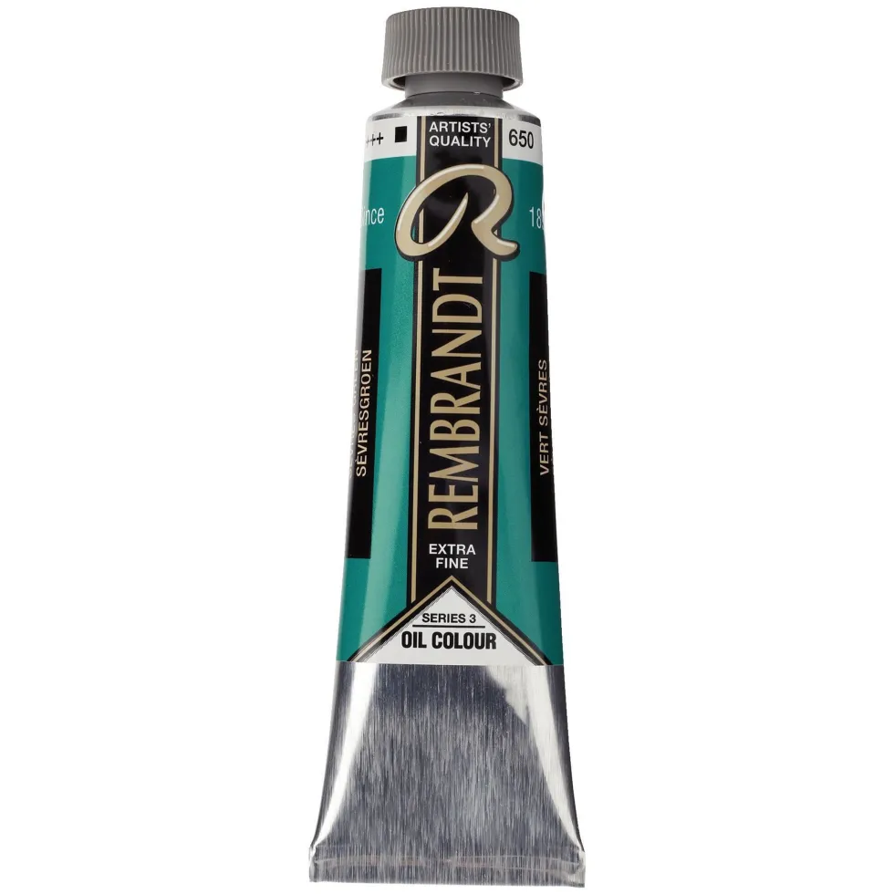 Farba olejna - Rembrandt - Sevres Green, 40 ml