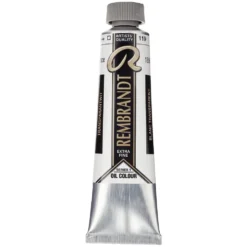 Farba olejna - Rembrandt - Transparent White, 40 ml