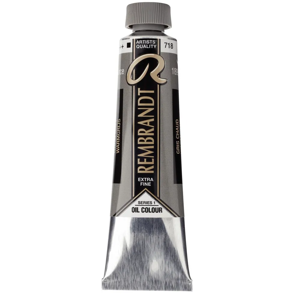Farba olejna - Rembrandt - Warm Grey, 40 ml