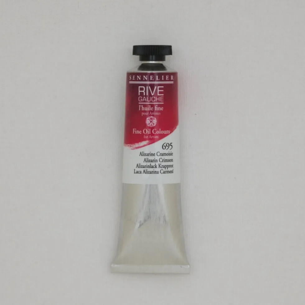 Farba olejna Rive Gauche - Sennelier - 695, Alizarin Crimson, 40 ml
