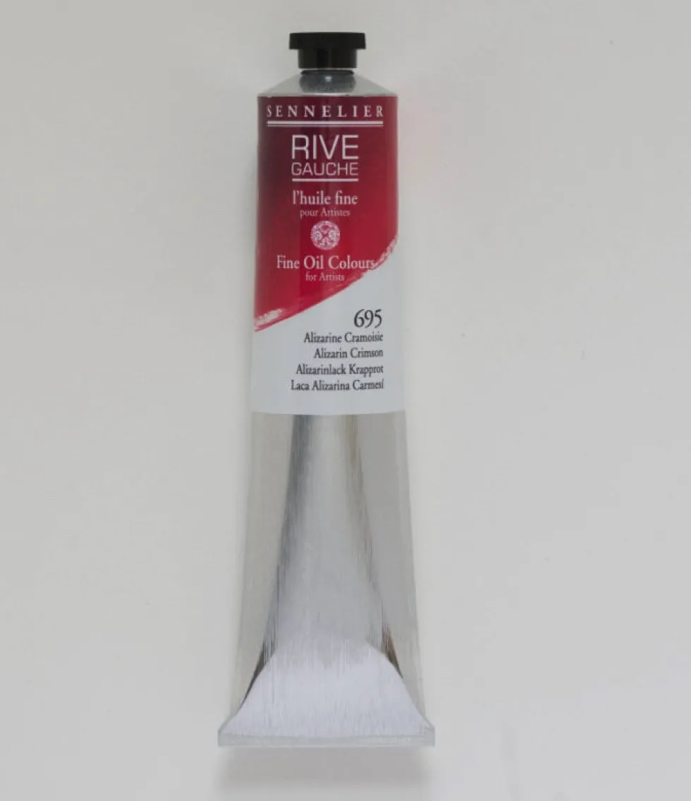 Farba olejna Rive Gauche - Sennelier - 695, Alizarin Crimson, 200 ml