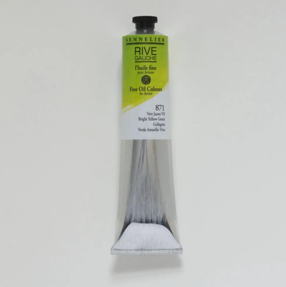Farba olejna Rive Gauche - Sennelier - 871, Bright Yellow Green, 200 ml