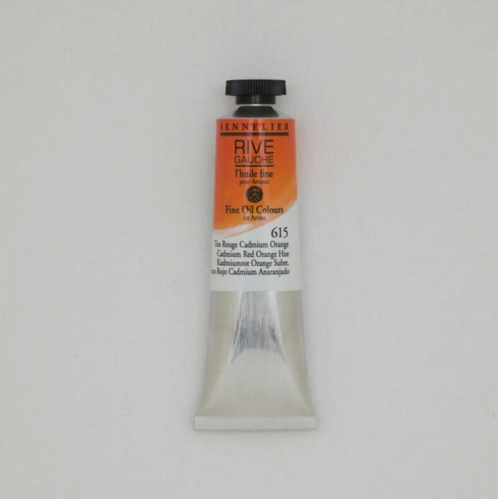 Farba olejna Rive Gauche - Sennelier - 615, Cadmium Red Orange Hue, 40 ml