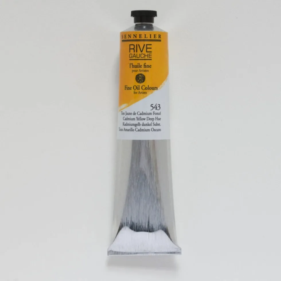 Farba olejna Rive Gauche - Sennelier - 543, Cadmium Yellow Deep Hue, 200 ml
